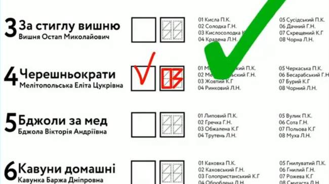 Як правильно заповнювати новий бюлетень