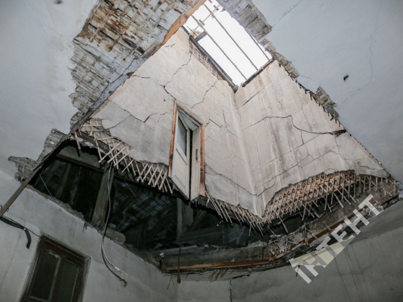 В будинку-пам'ятці  у центрі Одеси обвалилася стеля