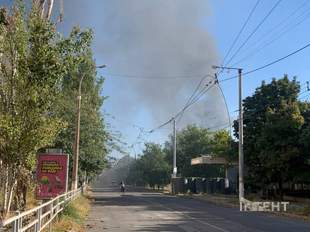 Kherson was attacked by guided aerial bombs