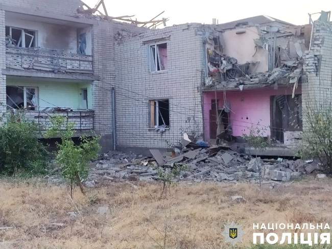 Consequences of the shelling / Photo: Kherson regional police