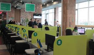 The Ministry of Internal Affairs opened the first service center in Odesa region that will work during the alert