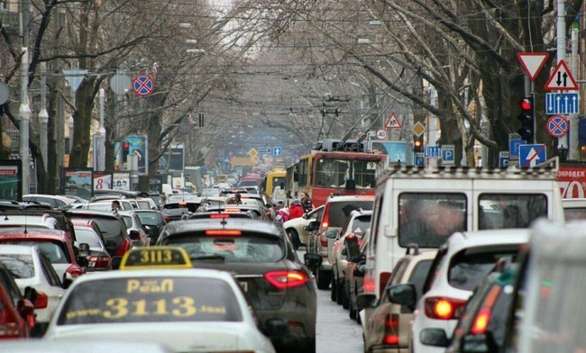 Одесса угодила в первую двадцатку городов мира в самым загруженным автотрафиком