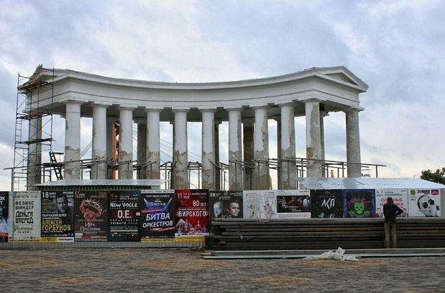 Вокруг Воронцовской колоннады на зиму возведут саркофаг