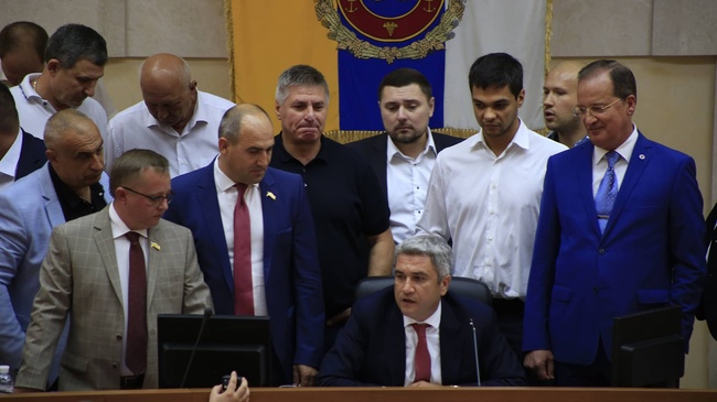 Бурная сессия Одесского областного совета