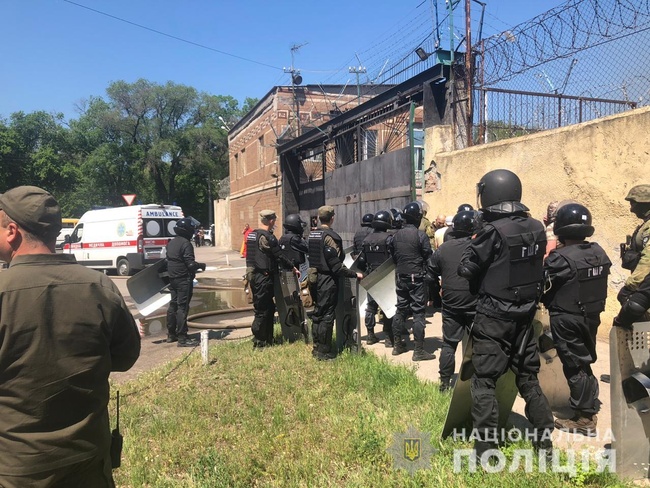 Полиция начала расследования событий в одесской тюрьме