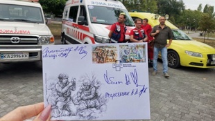 У Миколаєві погасили присвячену медикам поштову марку "Янголи війни"