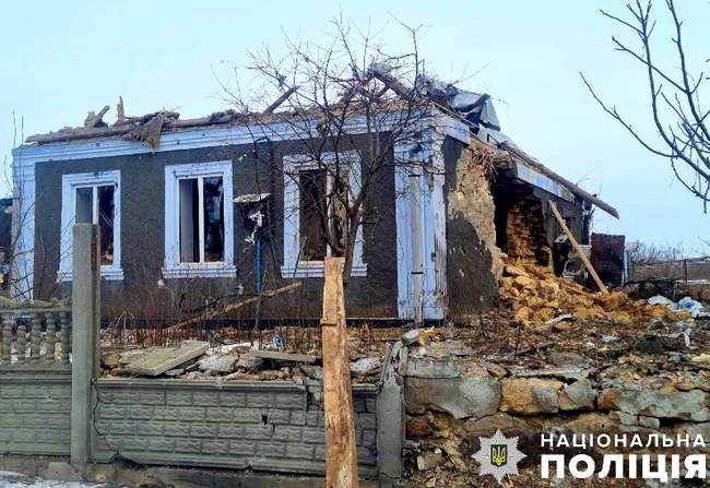 Наслідки обстрілу. Фото: поліція Херсонської області