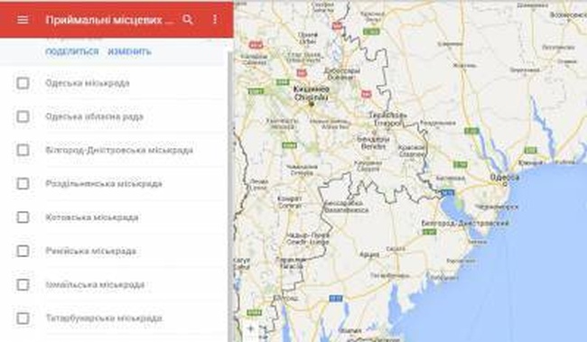 Одесский Комитет избирателей запустил онлайн-карту приемных местных депутатов