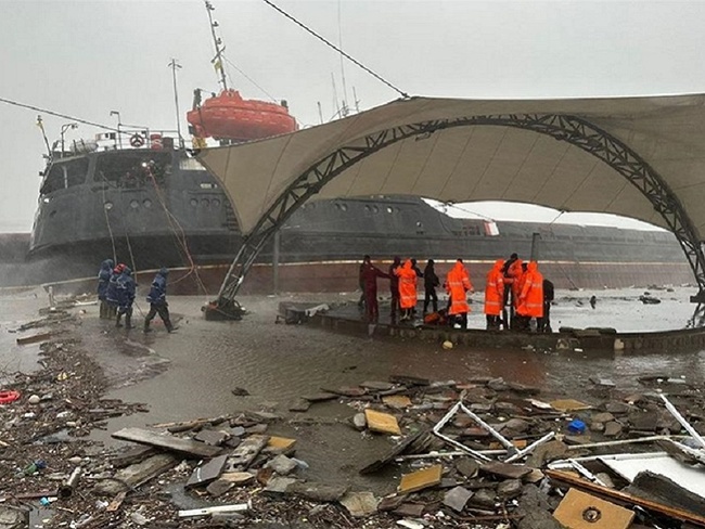 Суховантаж, що вийшов з одеського порту, через кораблетрощу пошкодив порт у Туреччині