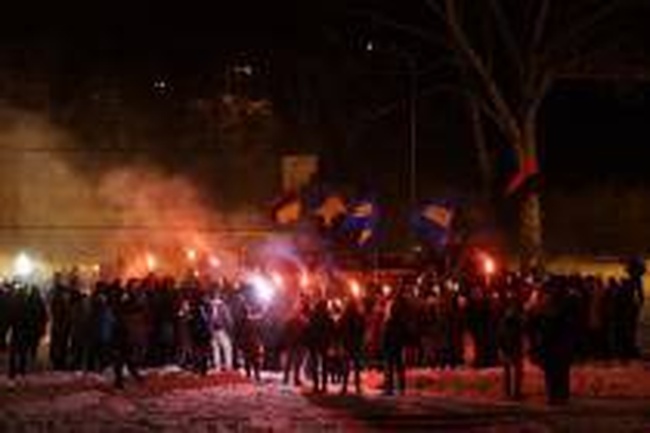 Факельное шествие в Одессе 1 января переформатировалось в "Факельное вече"