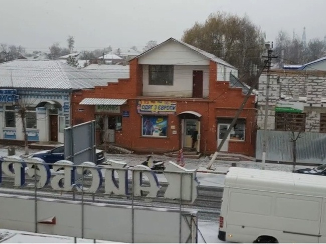 На севере Одесской области выпал первый снег