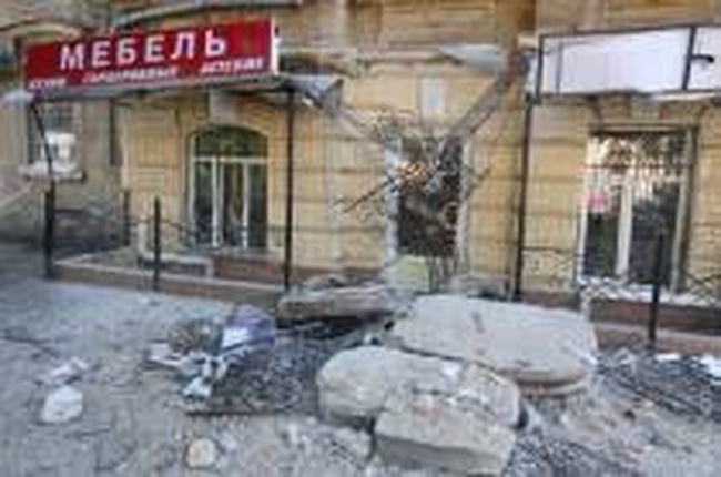 В центре Одессы рухнули два балкона