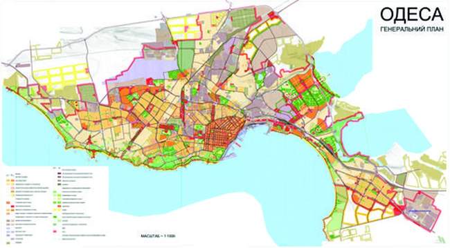 Чиновники ніяк не можуть розпочати розробку нового Генплану Одеси