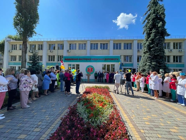 В одеській лікарні, яку закривали через спалах COVID-19, відкрили нове приймальне відділення