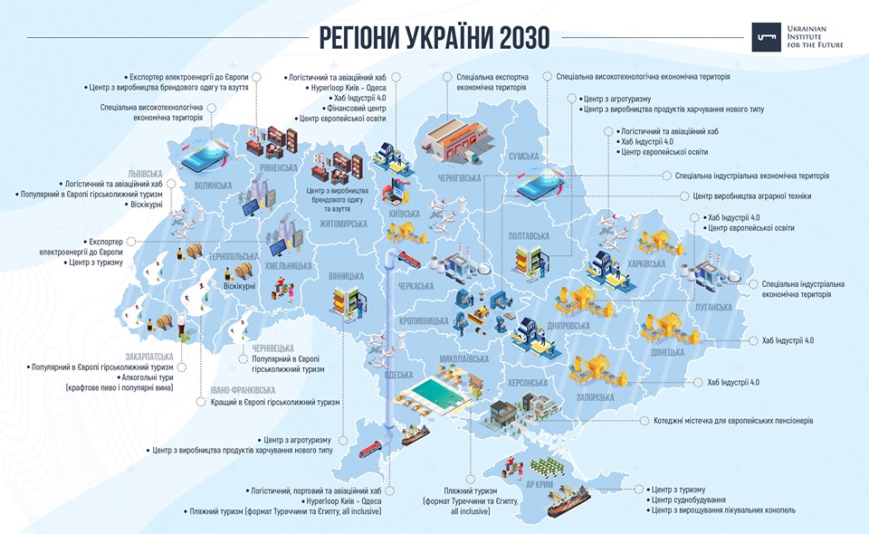 Экономическая карта украины